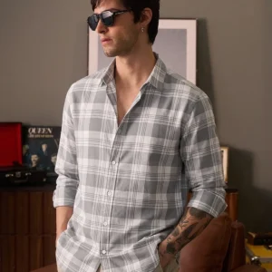 White Check shirt
