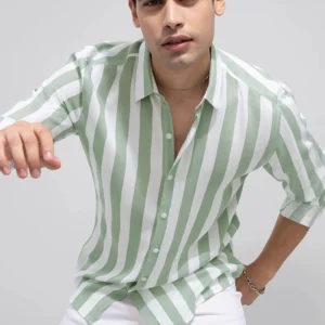 Green Casual shirt for men