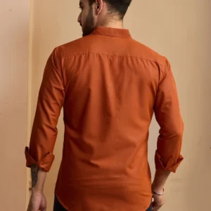 Orange color Shirt for men