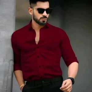 Maroon Casual Shirt