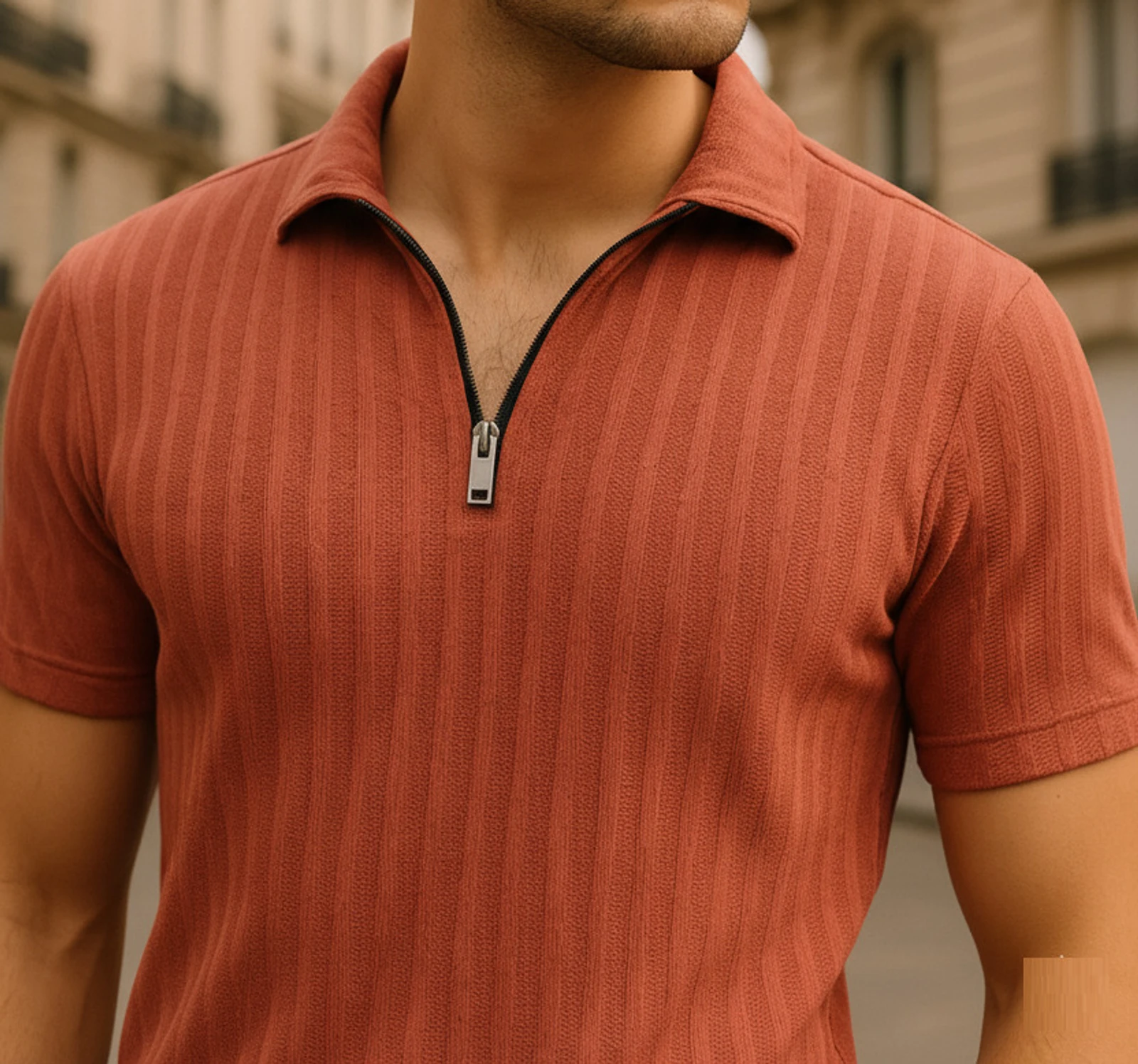 Orange Casual T-shirt - Image 4